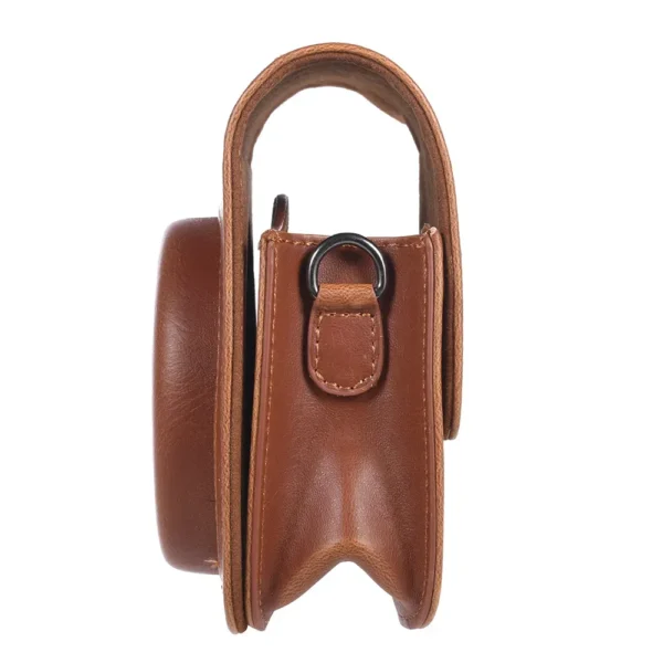 leather camera bag side